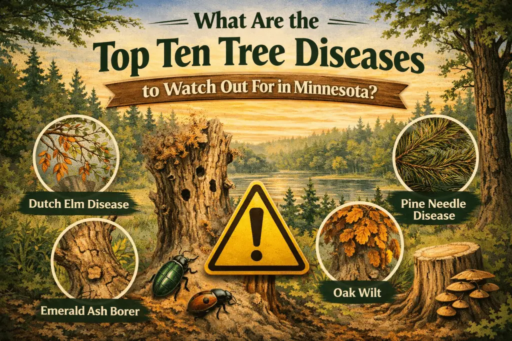 What are the top ten Tree diseases to watch out for in minnesota?