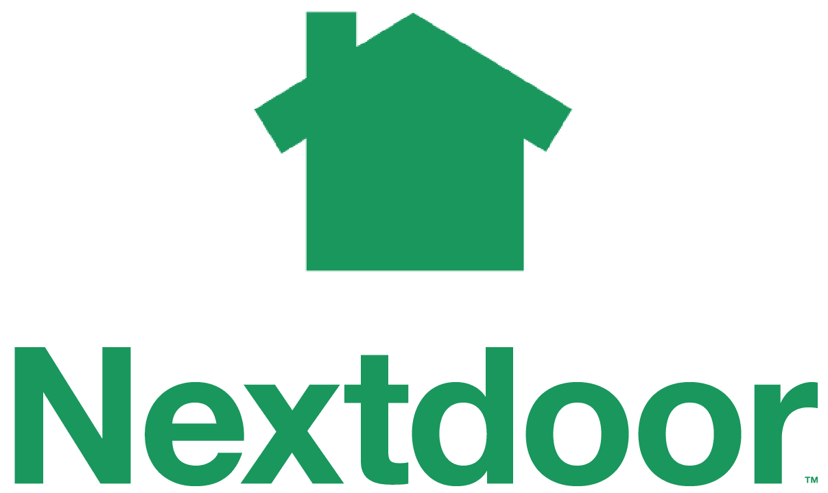 Nextdoor logo indicating community feedback for Renstrom Tree Service.