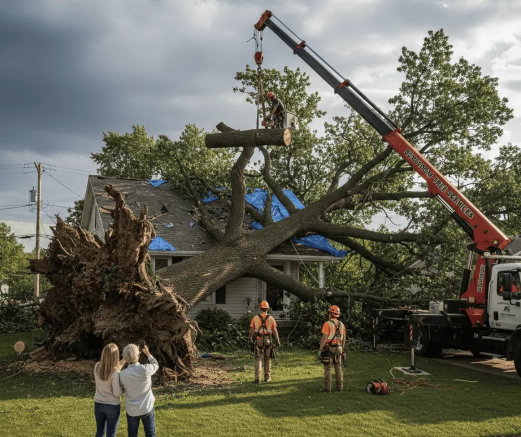 Professional tree service in White Bear Lake MN with responsible log handling